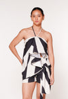 Raf Jig Sleeveless Top (Blk/Crm)
