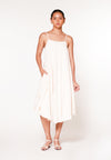 RAF Jockey Sleeveless Dress W/ Belt  (Cream)