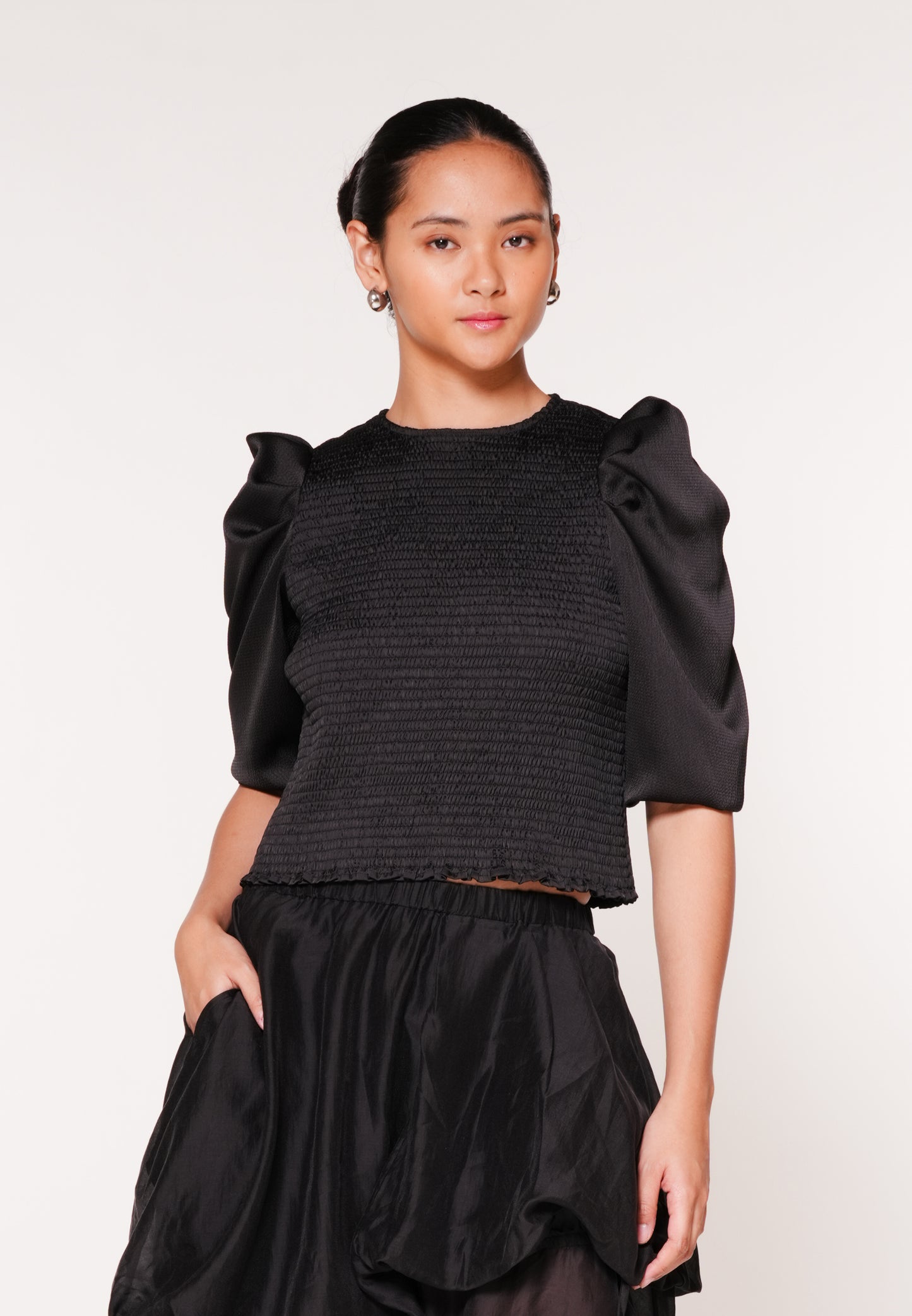 RAF Joust Quarter Sleeve Top (Black)