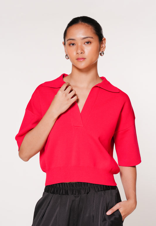 RAF Jump Short Sleeve Top (Red)