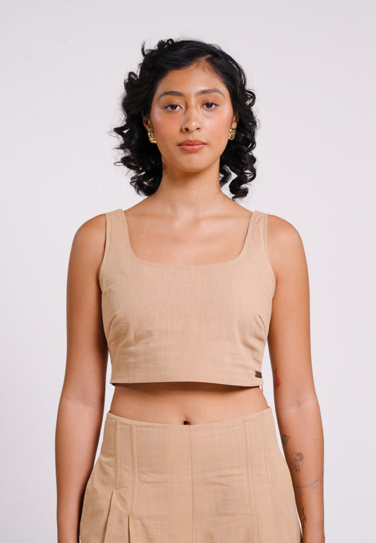 RAF Khan Sleeveless Top (Wood)