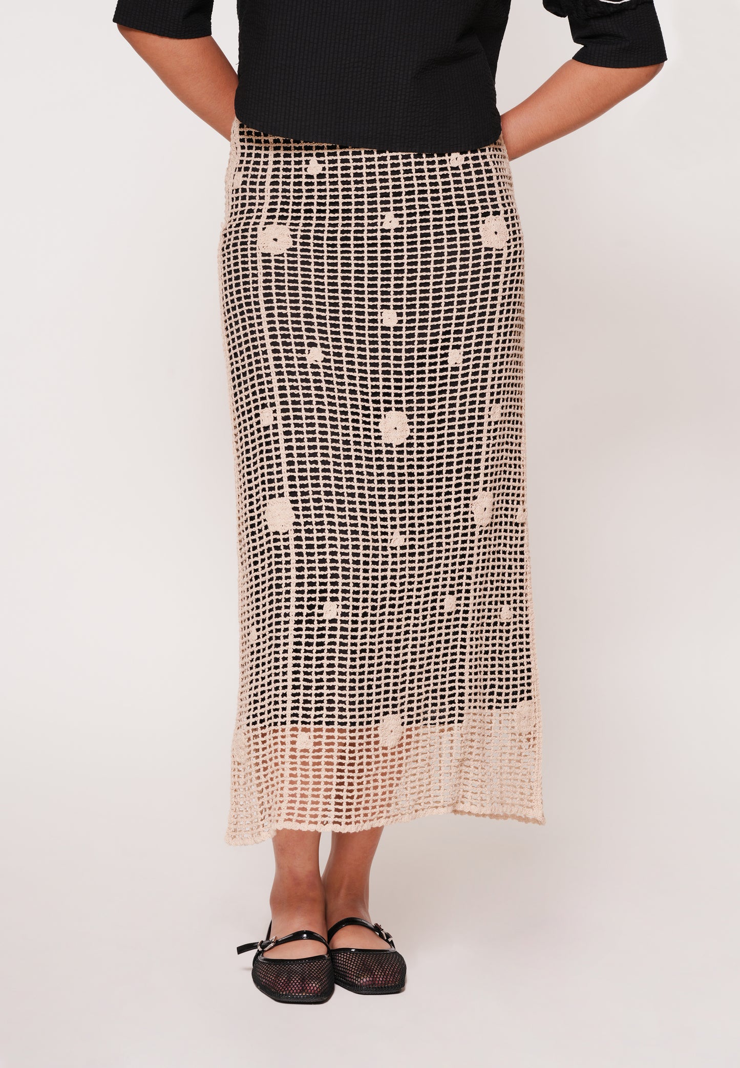 Raf Kiss Skirt (Beige)