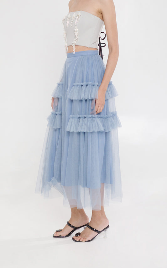 RAF X Martin Bautista Magdalena Skirt (P.Blue)