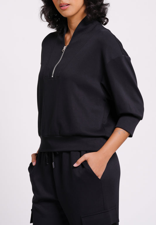 RAF Nimble Quarter Sleeve Top(Black)