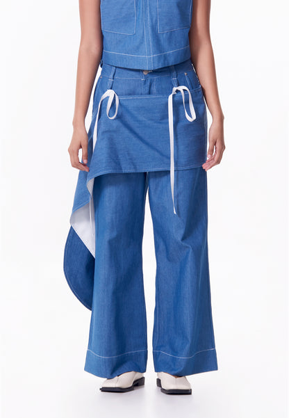R.A.F. X nicolò  NP002 Pants W/ Belt  (Lt.Blue)