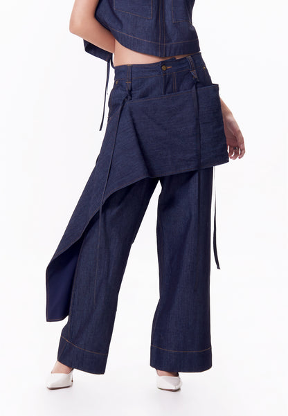 R.A.F. X nicolò  NP002 Pants W/ Belt  (Denim)