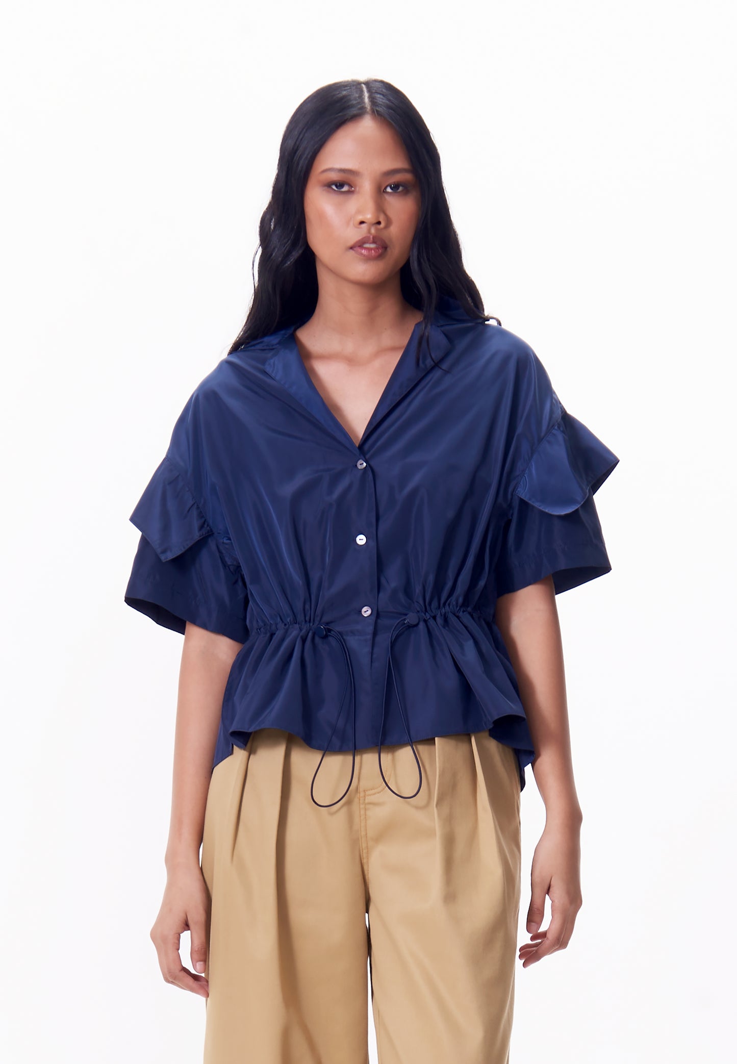 R.A.F. x nicolò NP007 Short Sleeve Top (Mid.Blue)