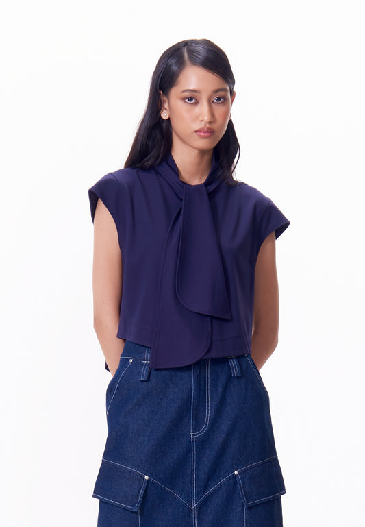 R.A.F. X nicolò  NP009 Sleeveless Top (Navy)