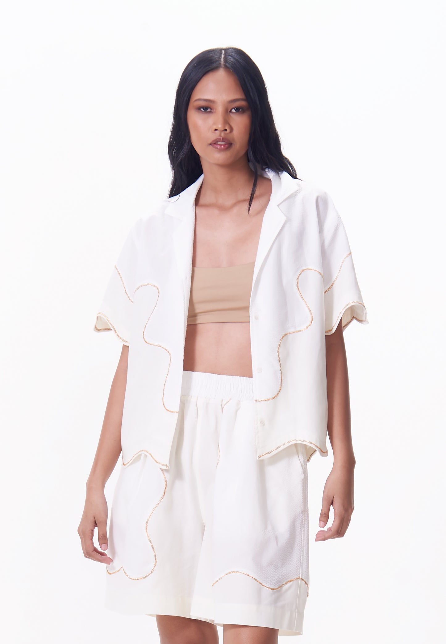 R.A.F. x nicolò NP010 Short Sleeve Top (Offwhite)