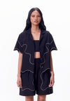 R.A.F. x nicolò NP010 Short Sleeve Top (Black)