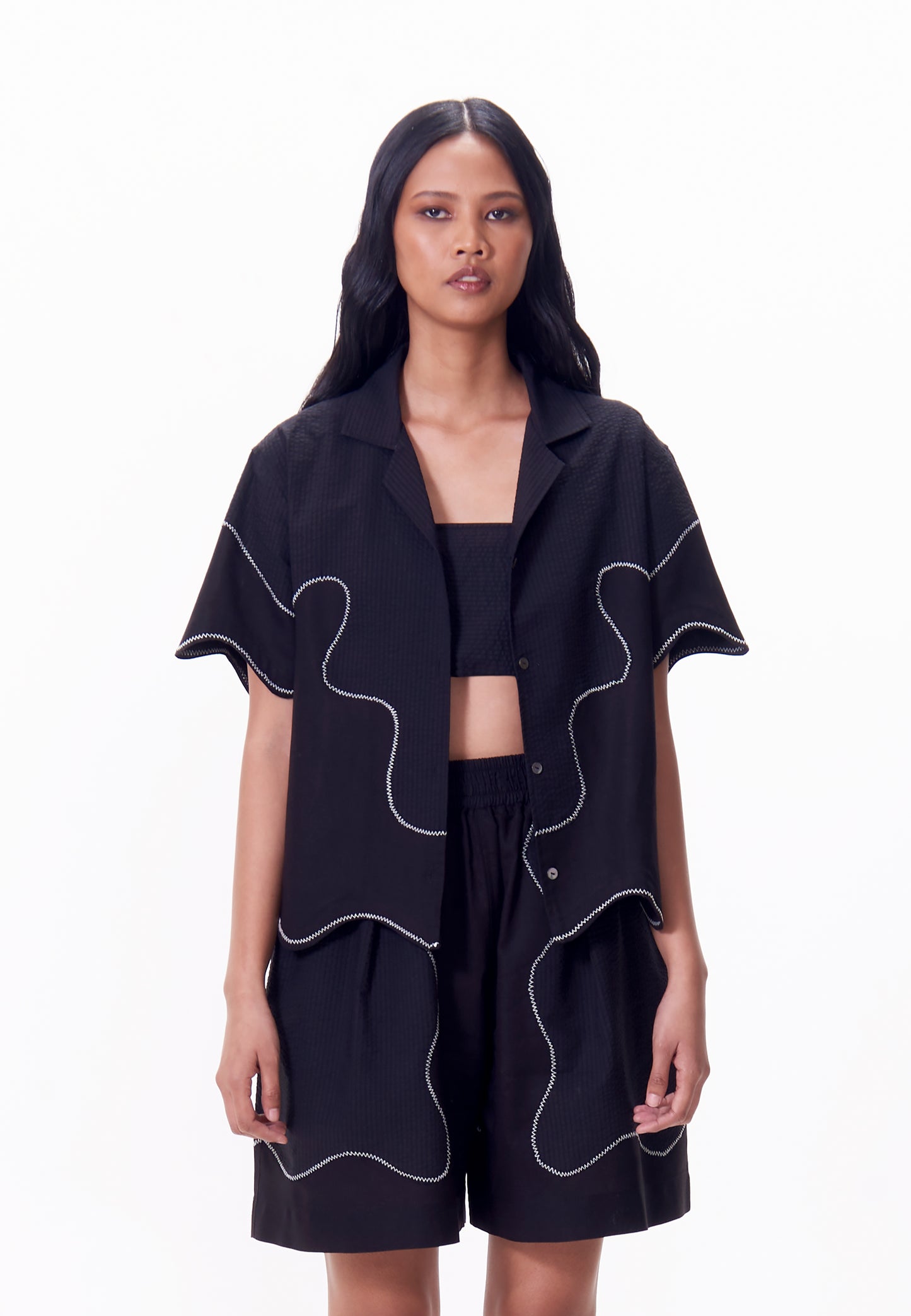 R.A.F. x nicolò NP010 Short Sleeve Top (Black)