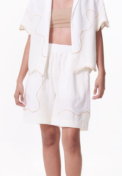 R.A.F. x nicolò NP011 Shorts (Offwhite)