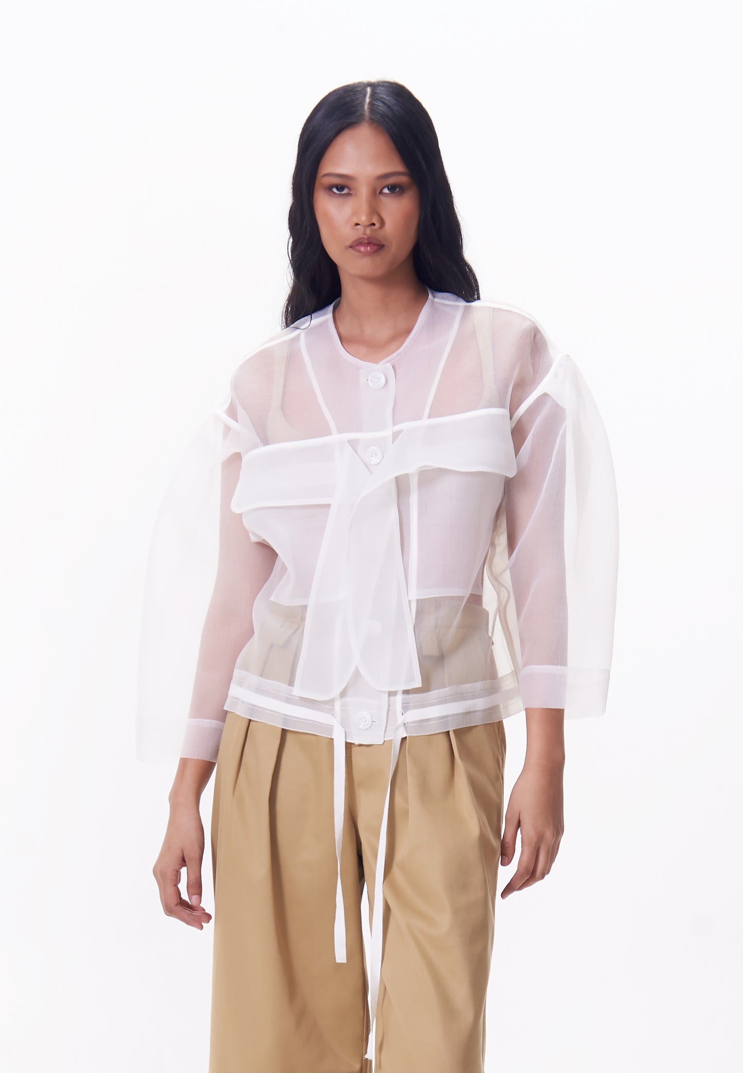 R.A.F. x nicolò NP012 Long Sleeve Top (Offwhite)