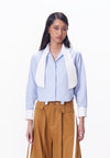 R.A.F. X nicolò  NP013 Long Sleeve Top (Light Blue)
