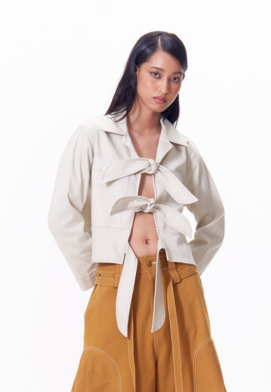 R.A.F. X nicolò  NP014 Long Sleeve Jacket (Beige)