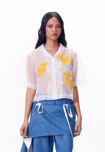 R.A.F. X nicolò  NP016 Short Sleeve Top (White)