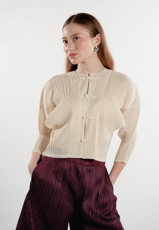 RAF Optic Quarter Sleeve Top (Cream)