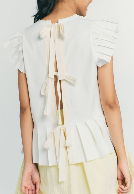 RAF Quiz Short Sleeve Top (Offwhite)