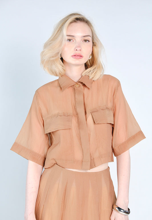 RAF Doxie Short Sleeve Top (Mocha)