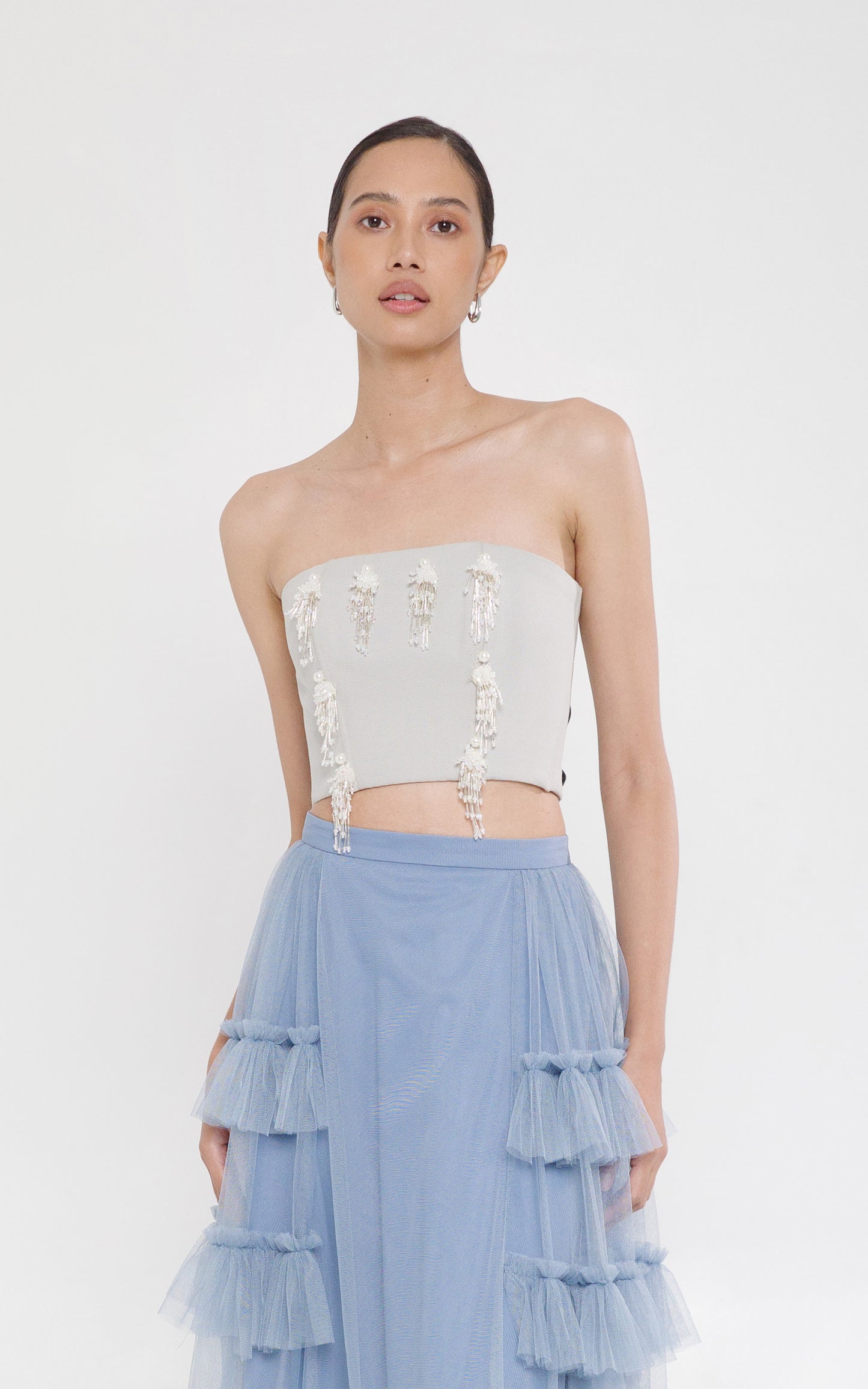 RAF X Martin Bautista Werbowy Corset Top (Lt.Gray)