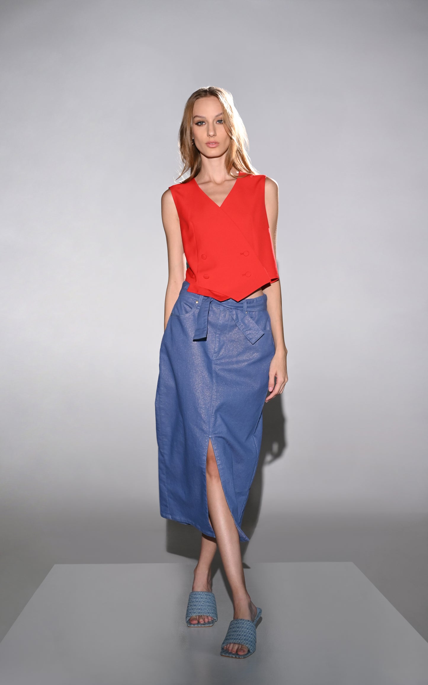 RAF Heze Sleeveless Top (Red)