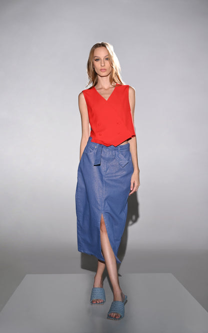 RAF Heze Sleeveless Top (Red)