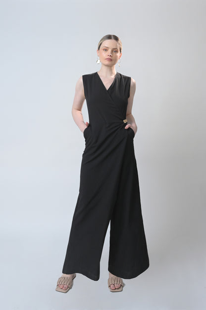 RAF Avec Sleeveless Pantsuit (Black)