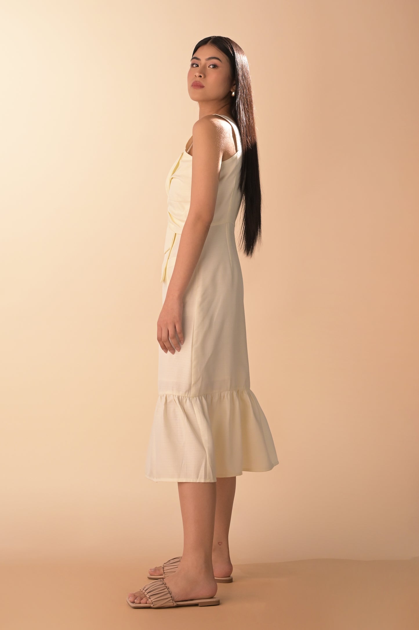 RAF Arezzo Sleeveless Dress (Offwhite)