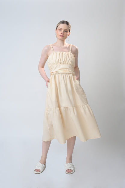 RAF Bavera Sleeveless Dress (Cream)