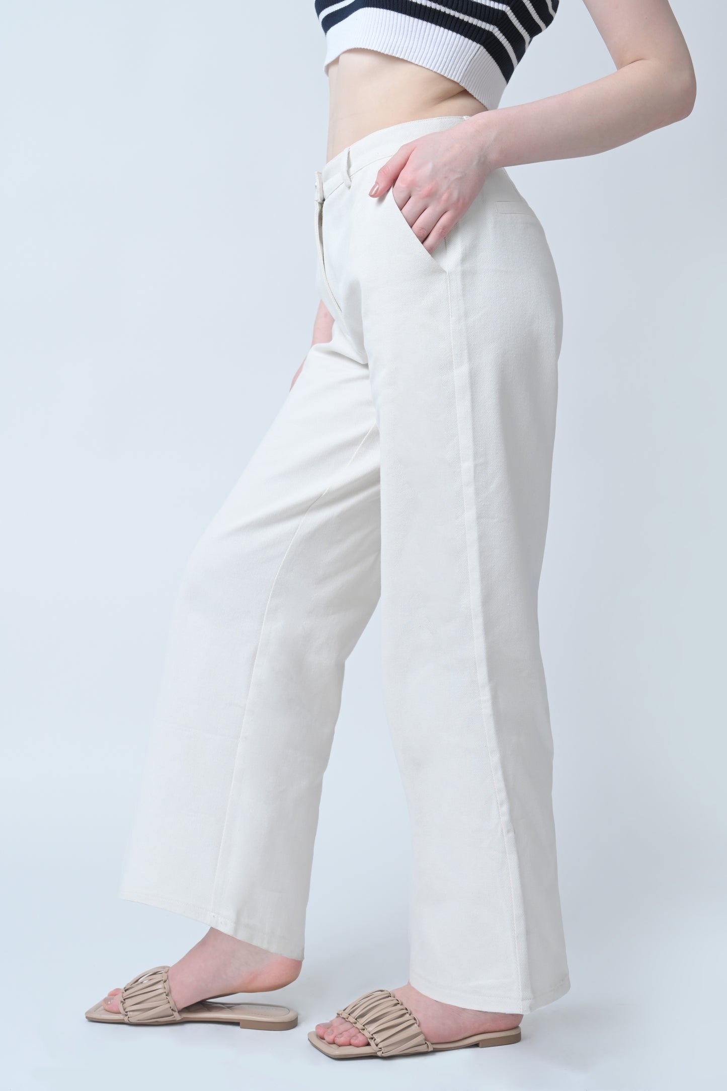 RAF Bowie Pants (White Denim)