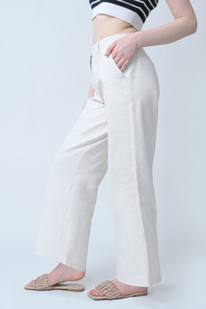 RAF Bowie Pants (White Denim)