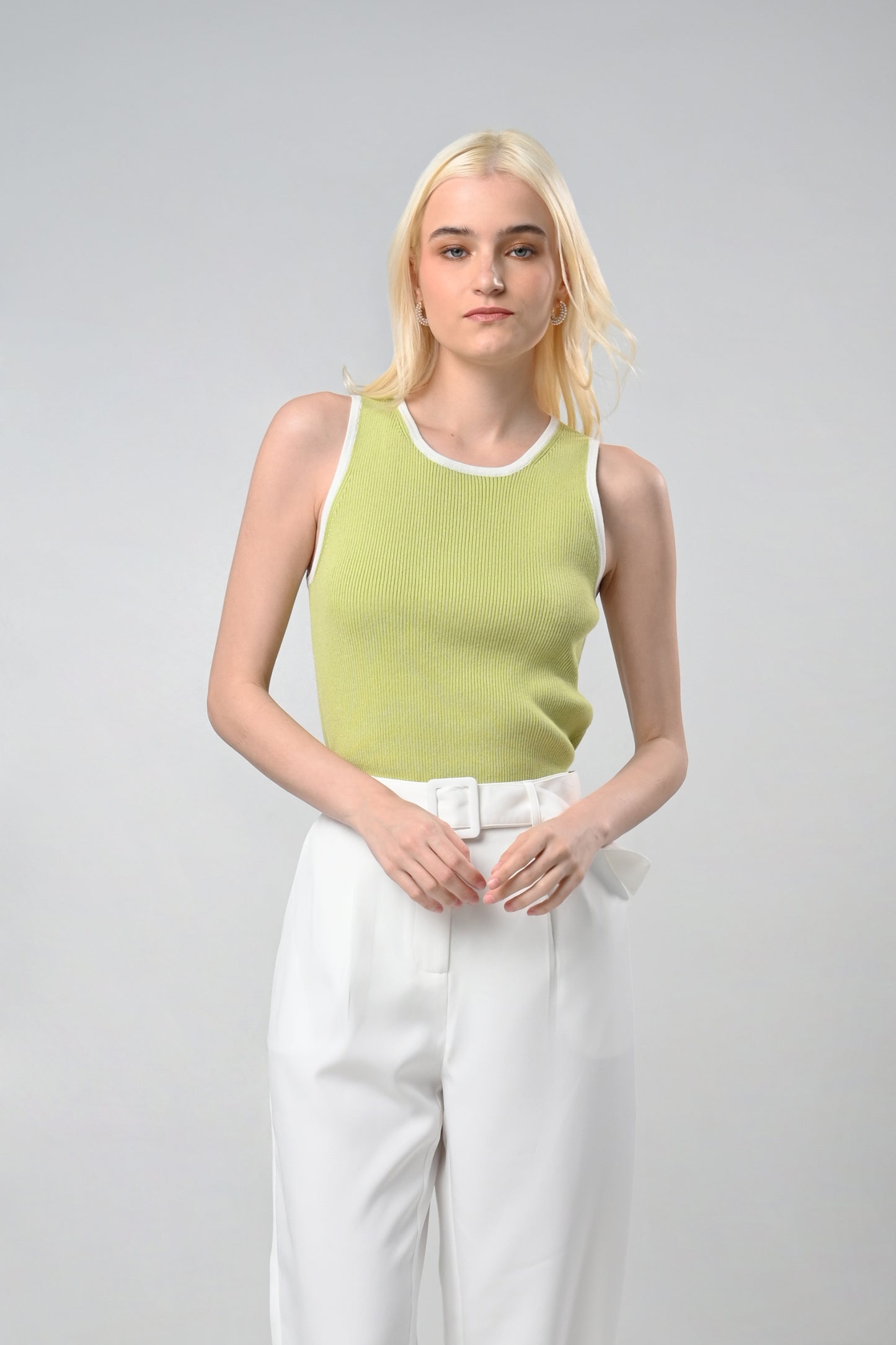 RAF Clove Sleeveless Top (Sage)