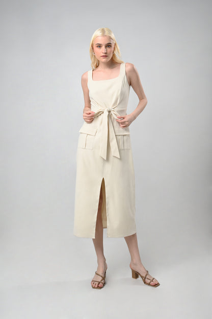 RAF Como Sleeveless Dress (Butter)