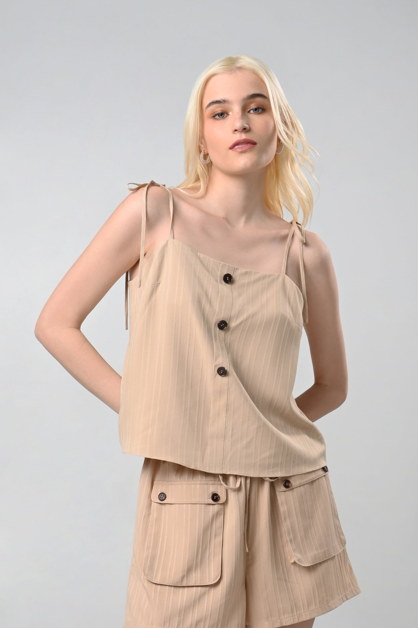 RAF Crosta Sleeveless Top (Khaki)