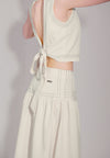 RAF Darren Wrap Sleeveless Top (Cream)