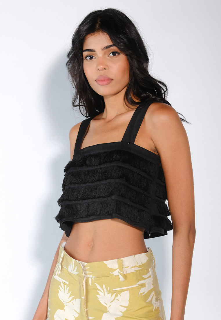 RAF Deoli Sleeveless Top (Black)