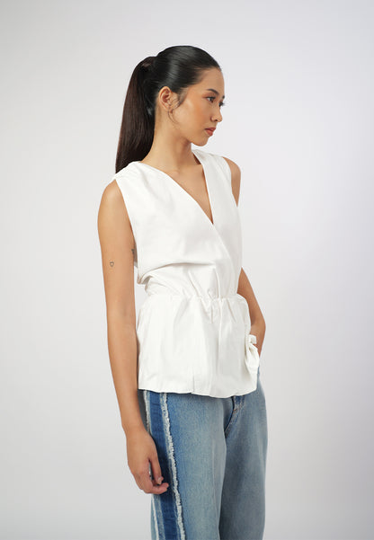 RAF Dipsy Sleeveless Top (White)