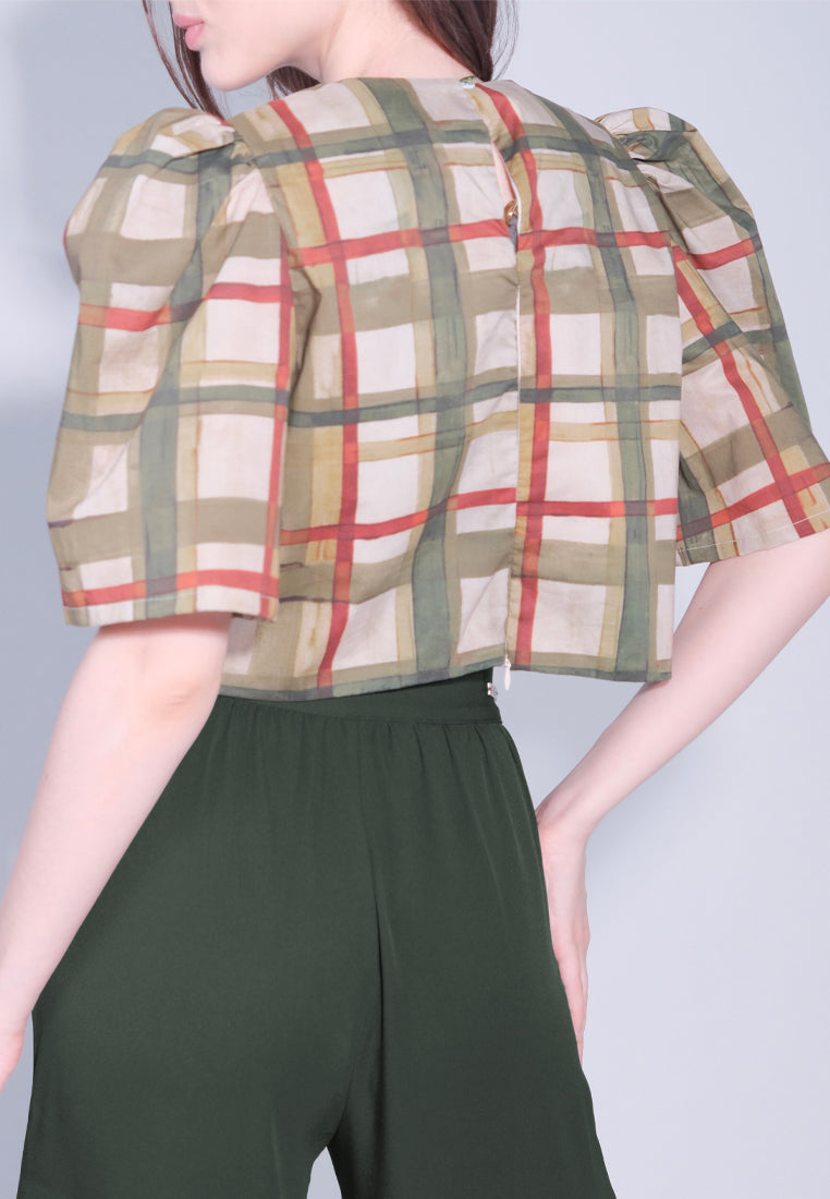 RAF Donea Short Sleeve Top (Green)