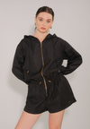RAF Emmew Long Sleeve Playsuit (Black)