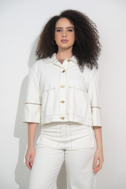 RAF Fremont Long Sleeve Jacket (Offwhite)