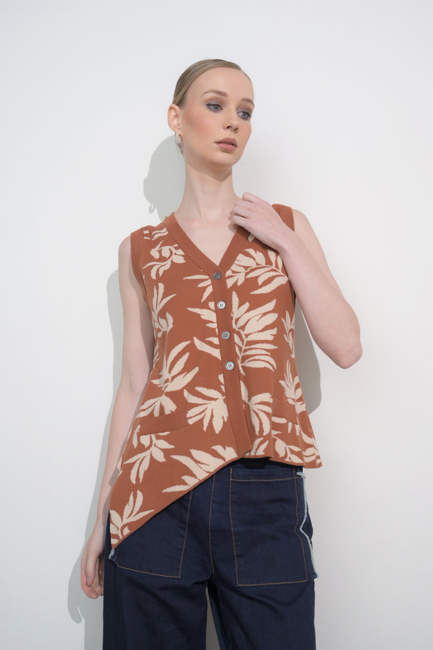 RAF Fresco Sleeveless Top (P. Brown)