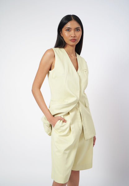 RAF George Sleeveless Vest Top (Butter)