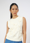 RAF Giana Sleeveless Top (Cream)