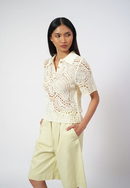 RAF Giana Short Sleeve Top (Y.Butter)
