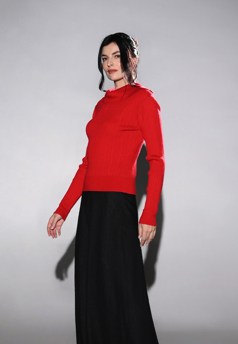 RAF Gustavo Long Sleeve Top (Red)