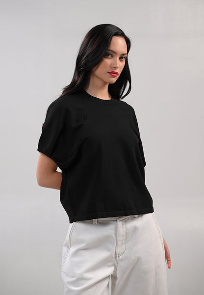 RAF Idee Short Sleeve Top (Black)