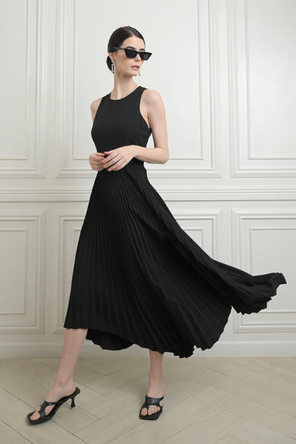 RAF Ichigo Sleeveless Dress W/ Topper (Black)