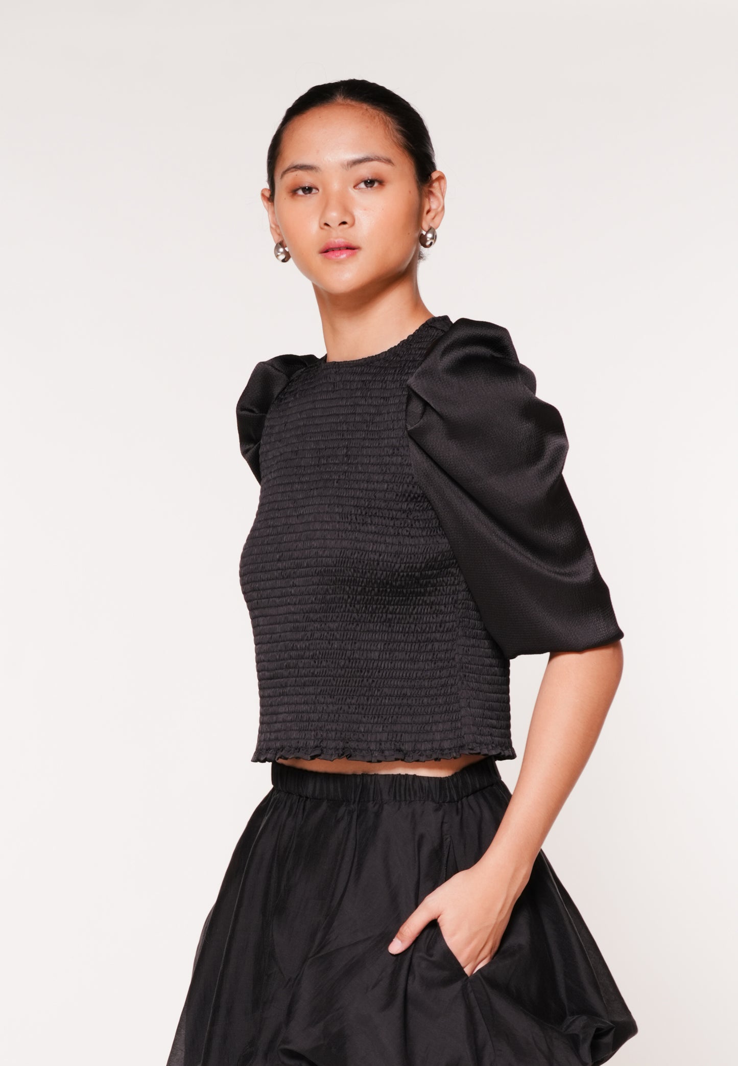 RAF Joust Quarter Sleeve Top (Black)
