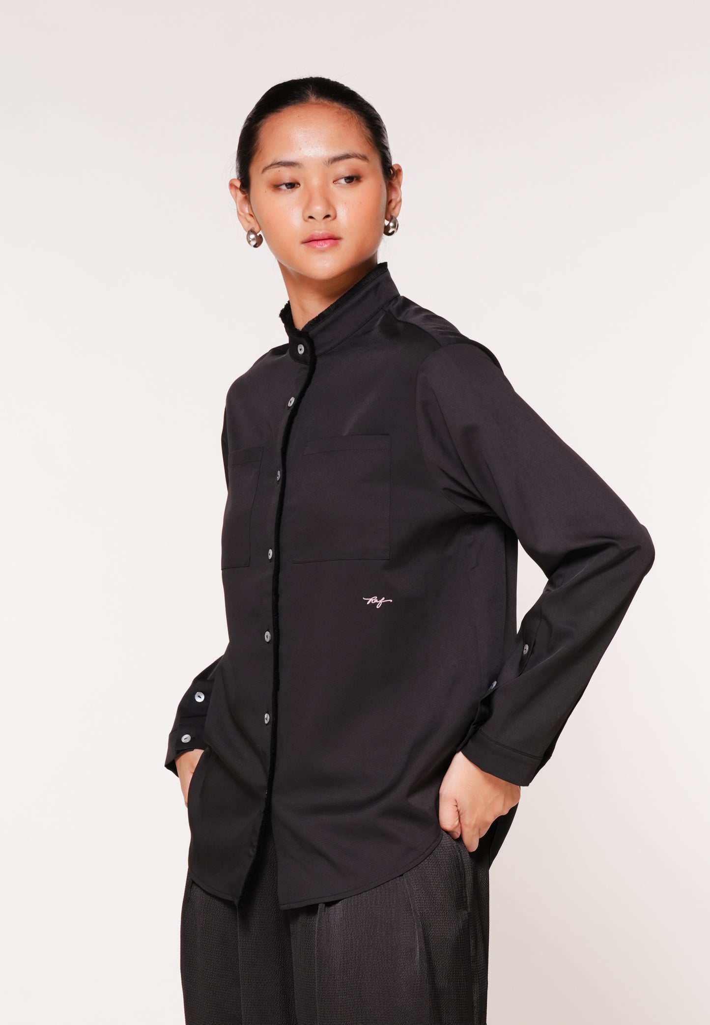 Raf Juggle Long Sleeve Top (Black)