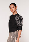 RAF Karma Quarter Sleeve Top (Black)
